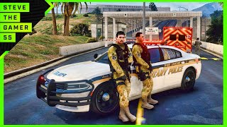 GTA 5 Mods| Military Patrol| GTA 5 PC Lspdfr Mod|