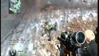 LARGE KILL FEED WITH L96A1 ON BLACK OPS