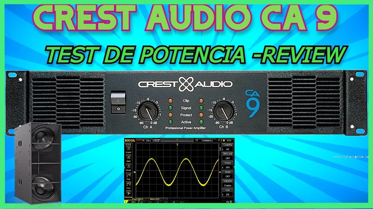 CREST AUDIO クレストオーディオ パワーアンプ CA9 動作良好 CREST AUDIO HD 9 MADE IN USA 🇺🇸🇺🇸🇺🇸🇺🇸🇺🇸 - YouTube