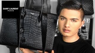 Saint Laurent (YSL) Sac De Jour Baby Croc  Review, What in My Bag & VAT  Refund Process in Paris 