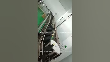 Upside down sterilizing conveyor tunnel testing video