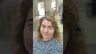 комплекс покраска бровей, стрижка и покраска волос и результат в конце