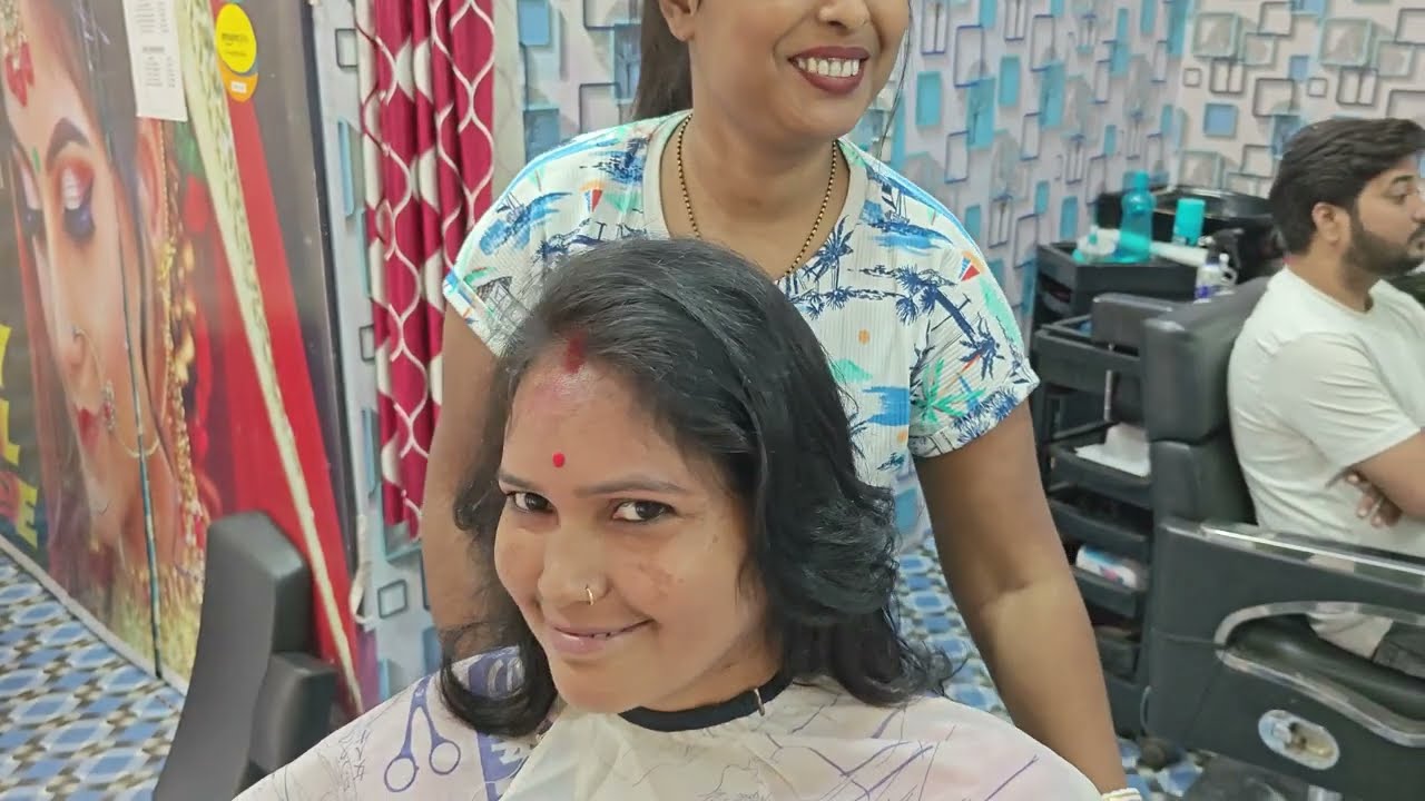 Front Layer & Back U Haircut For Women ✂️