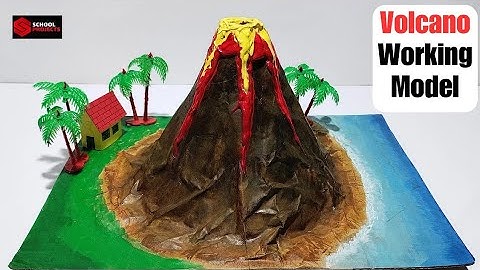 Volcano Working Model For School Project