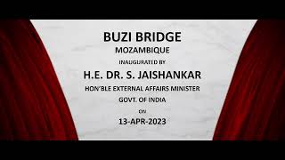 Buzi Bridge Inauguration, Mozambique