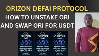 ORIZON DEFAI: HOW TO UNSTAKE ORI AND SWAP FOR USDT!