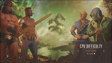 CONAN/JAX VS. REPTILE/KANO (VERY HARD) MK1