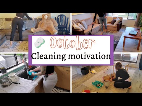 Early October 🎃MOTIVATING CLEAN WITH ME