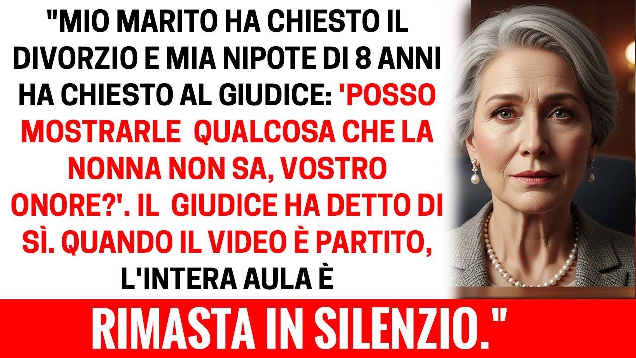 All’udienza del divorzio, mia nipote ha mostrato un video—e la verità ha gelato la sala.