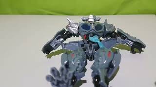 Shockwave transformation, stop motion test.