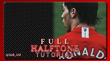 full halftone dots shake tutorial on alight motion (+presets)