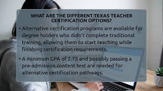 What Are The Different Texas Teacher Certification Options? - Aspiring Teacher Guide
