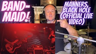 Drum Teacher Reacts: BAND-MAID / Manners, BLACK HOLE (Official Live Video)