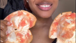 Eating Red Grapefruit for the first time 🤗