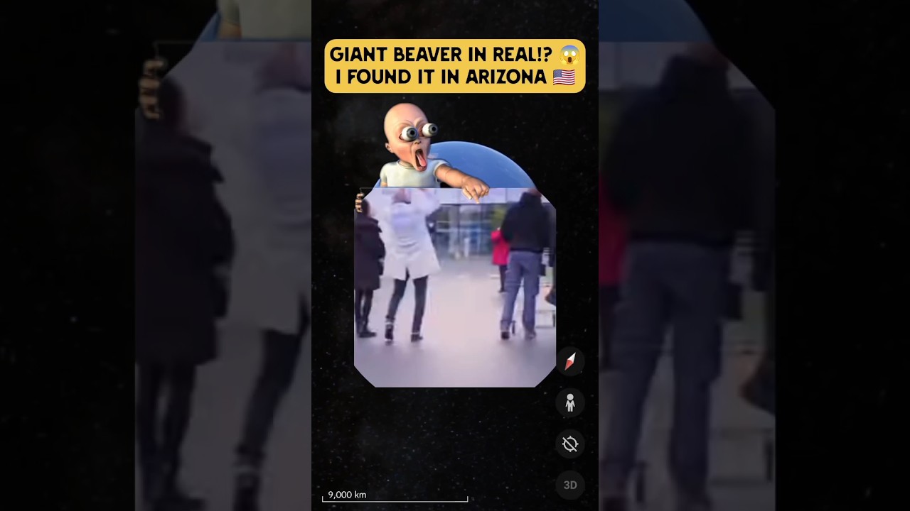 🤯I Found GIANT BEAVER ☝ is real on Google Earth🌎 