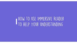 A guide to using Assignments and Immersive Reader in Glow Teams (for Pupils)