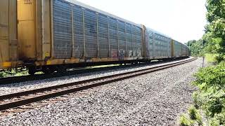 Union Pacific empty autorack east GE2645
