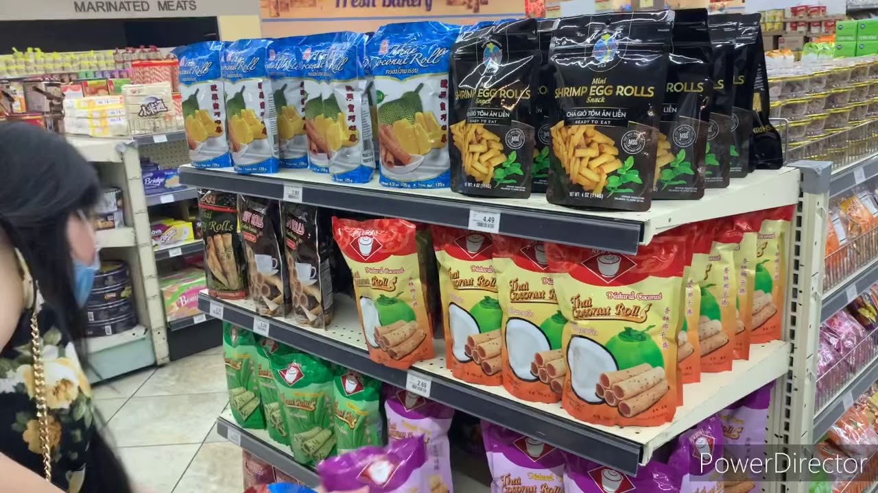 Shopping at Asian market USA ទៅទិញម្ហូបនៅផ្សារអាសុី🇺🇸 - YouTube