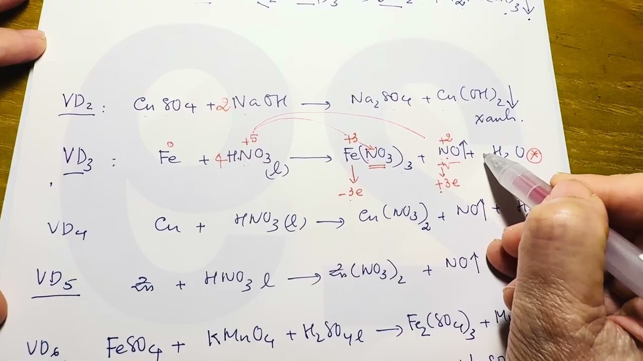 @ cân bằng phản ứng hoá học (p1)