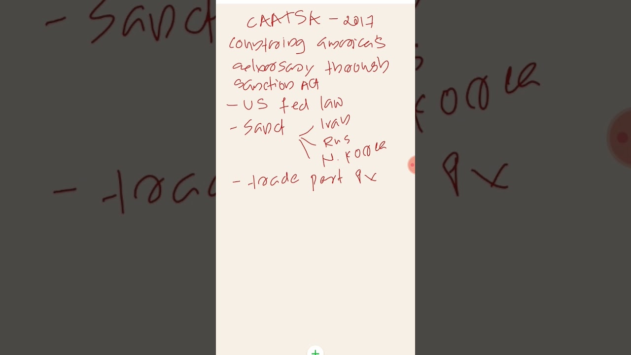 CAATSA |COUNTERING AMERICA'S ADVERSARIES THROUGH SANCTIONS ACT|UPSC CIVIL SERVICE EXAMINATION