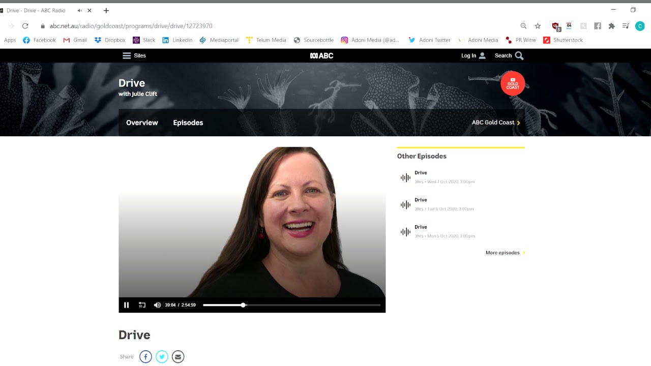 ABC Radio Gold Coast with Julie Clift YouTube