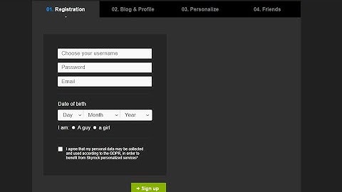 How To Create Skyrock Account - Skyrock Sign Up