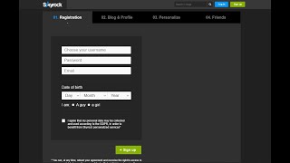 How To Create Skyrock Account - Skyrock Sign Up screenshot 2