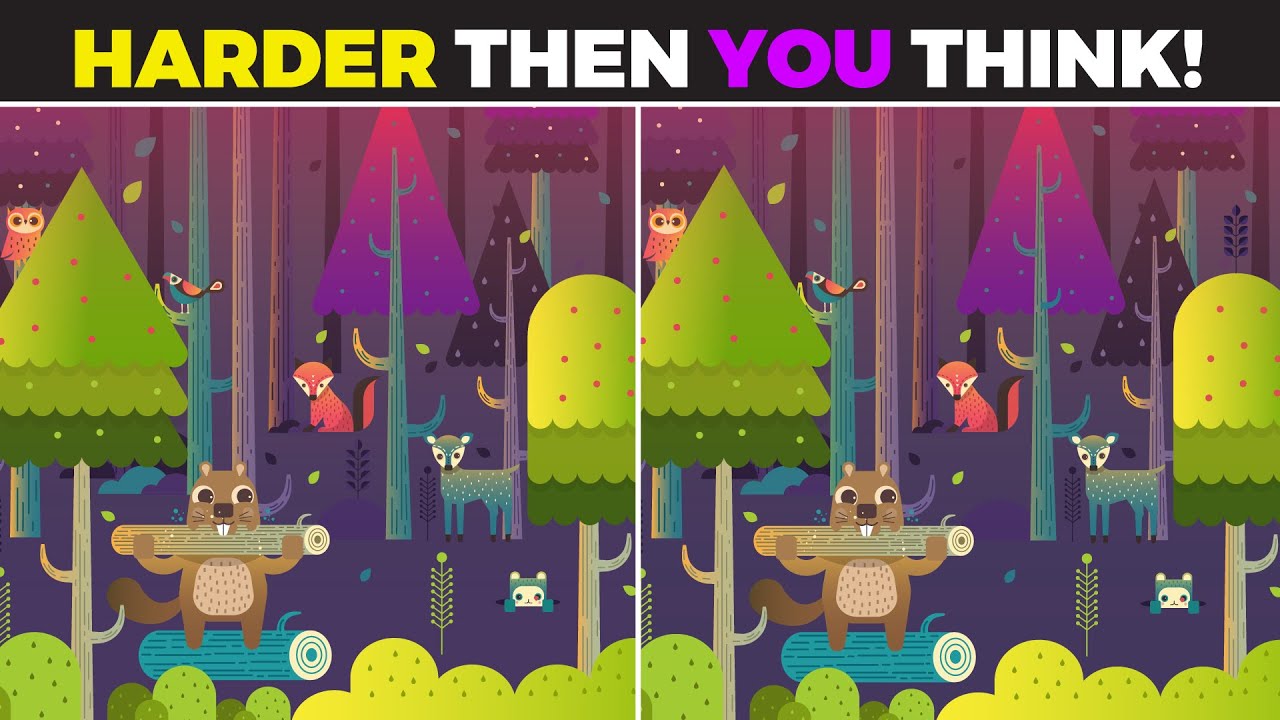 Spot The Difference : Can You Find Them All? #4th - YouTube