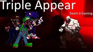 Friday Night Funkin - Triple Appear Mario.EXE, Sonic.EXE And IHY Luigi Vs Kratos (My Cover) FNF MODS