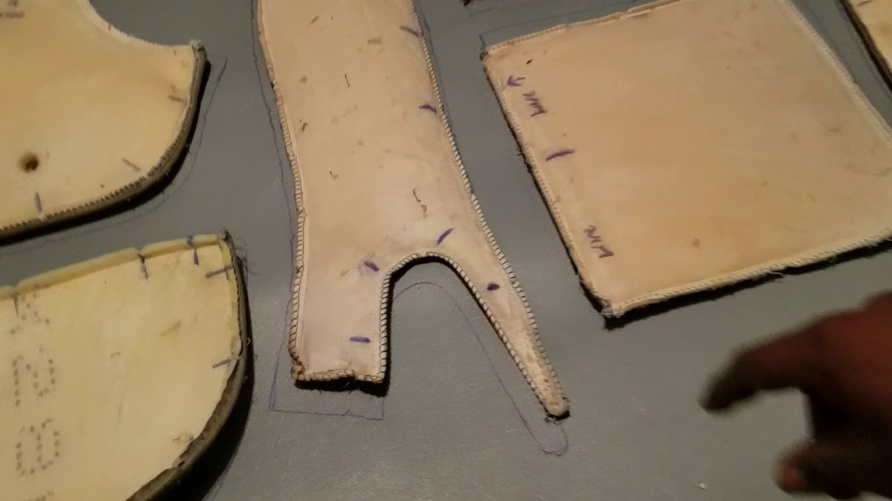 How I make my patterns for auto upholstery