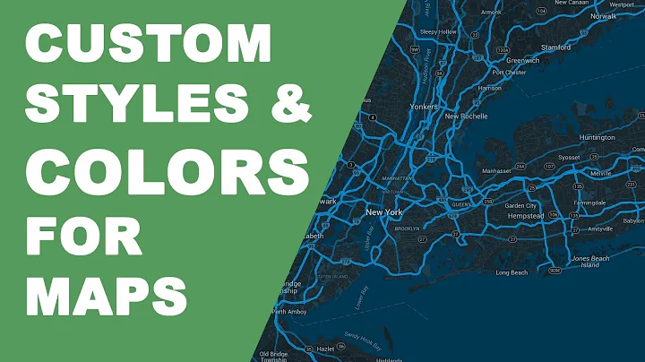 Customizing Colors and Style for your Google Maps