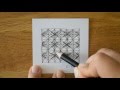 Zentangle® Pattern: C-Wing