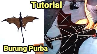 AMAZING...! Cara Membuat Layangan Burung Purba Dari bambu