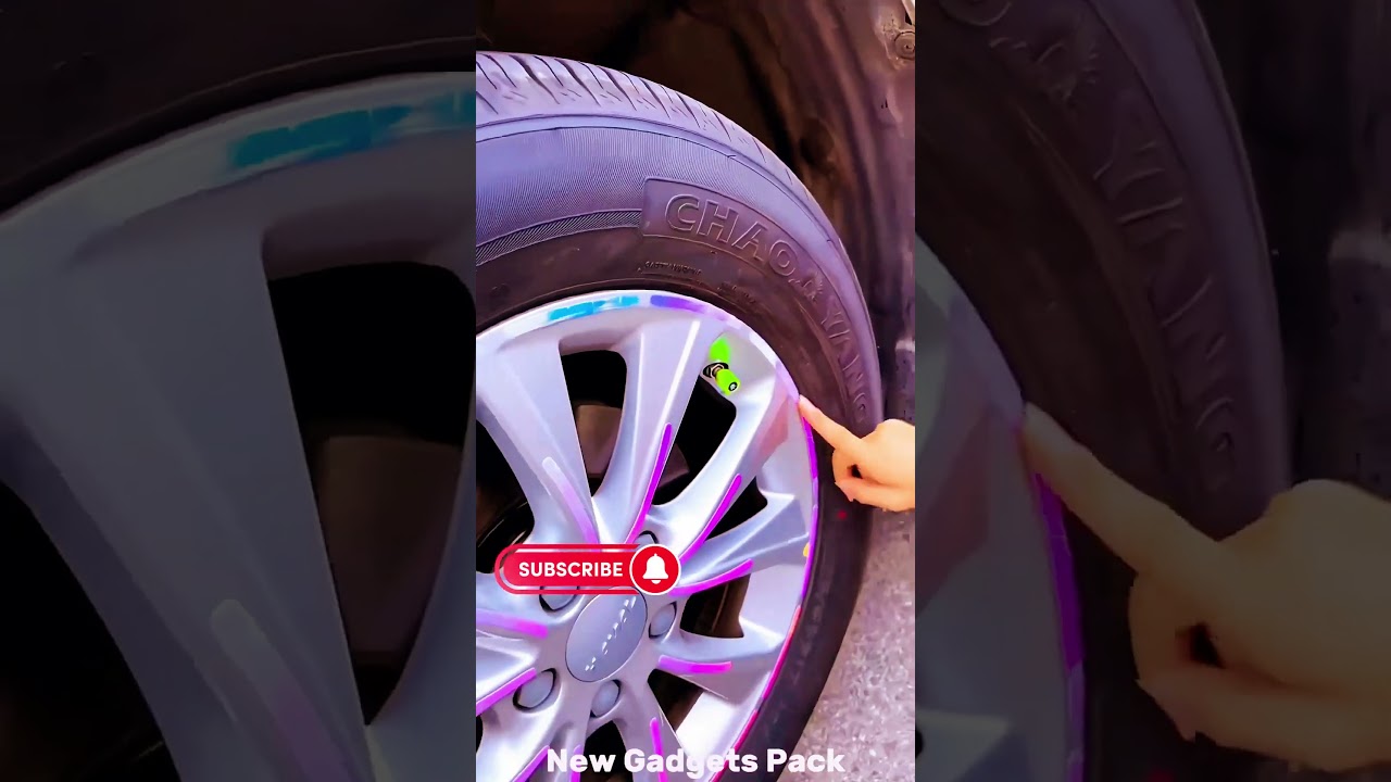 Car Alloy Wheel Hub Reflective stickers 😍 