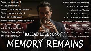 🎵 Memory Remains - Faded Love Melodies  | Emotional Sad Ballad Love Song (Official Lyric Video)