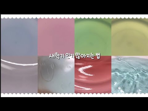 새학기 인기많아지고 싶으면 꼭 들어와! 시액 액시 대시액 웨하님 웨하