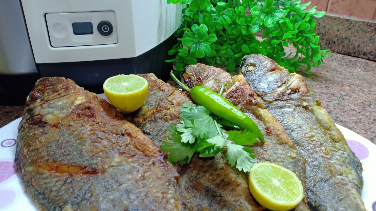 السمك المقلي في القلايه الهوائيه ديلونجي لذيذ وخفيف 👍|هبه طاهر