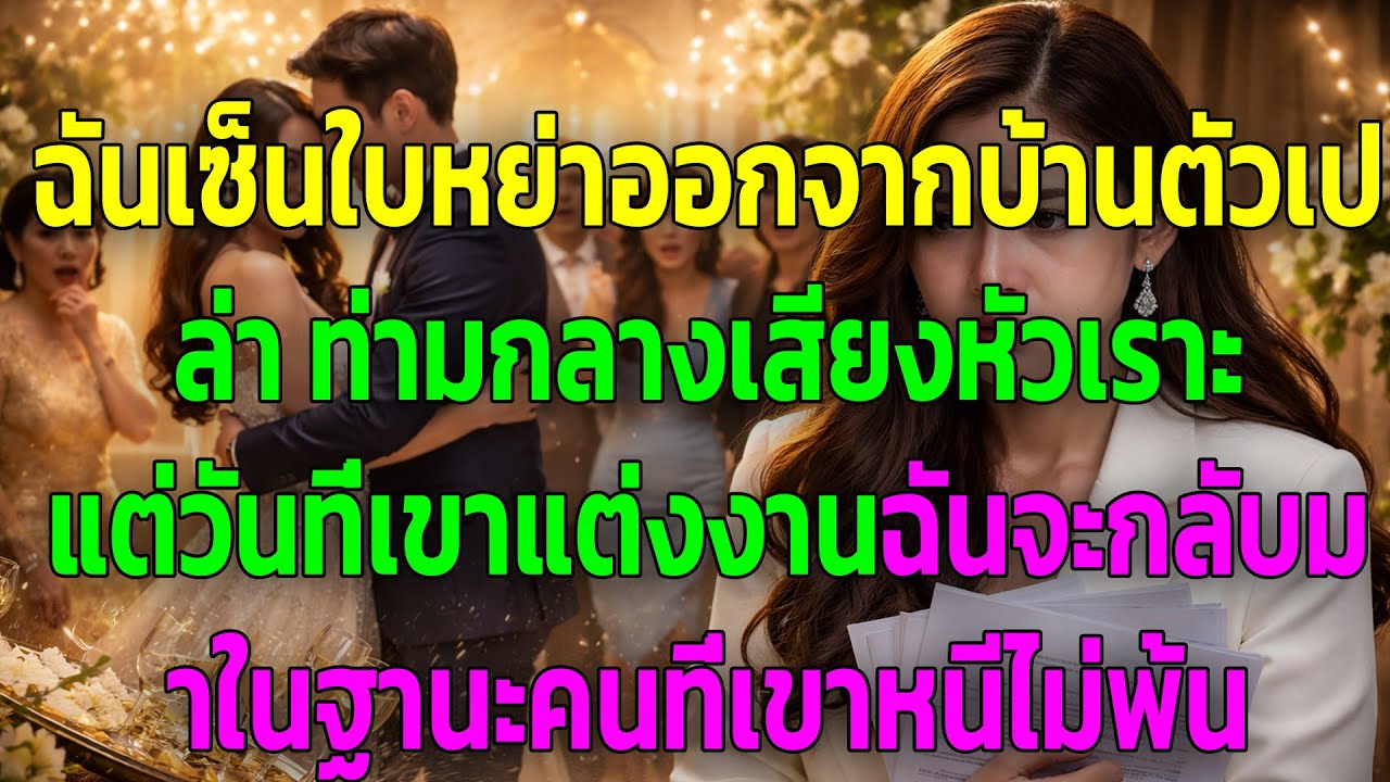 ฉันจากไปมือเปล่าท่ามกลางเสียงหัวเราะเยาะ แต่ในวันที่เขาแต่งงาน ฉันกลับมาในฐานะที่เขาไม่อาจคาดคิดได้