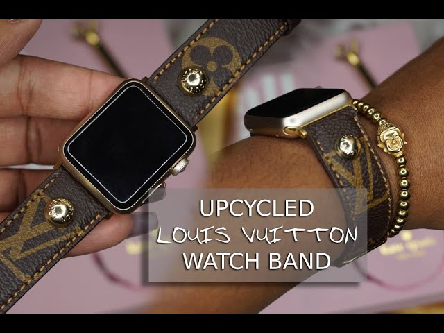 louis vuitton leather apple watch band