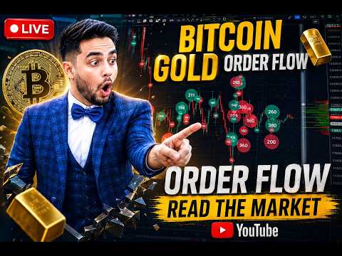 🚨NFP LIVE OrderFlow GOLD & Nasdaq & Bitcoin Trading Setups 😱  XAUUSD NQ BTC Crypto 5 June URDU Hindi