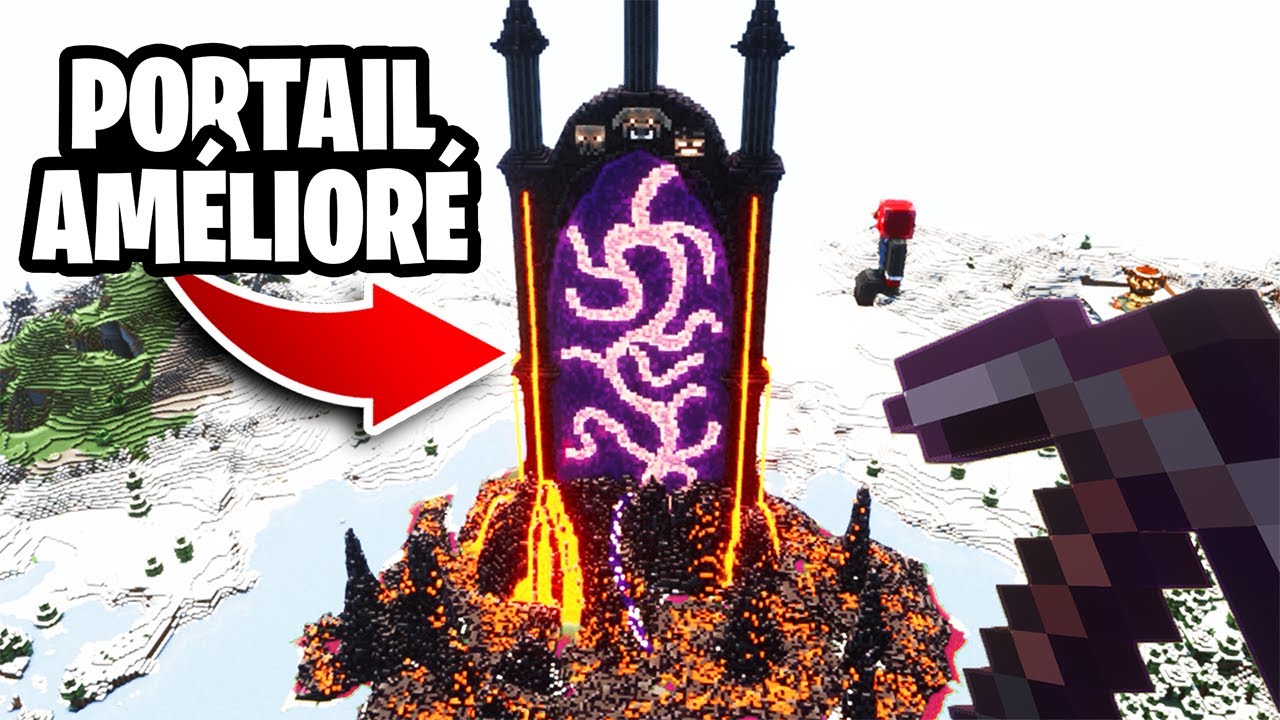 J'ai amélioré le portail du Nether sur Minecraft Hardcore