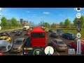 Endless Android car driving game, top speed with the bus