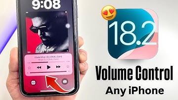 How to Enable Volume Slider in Music on iPhone Lockscreen iOS 18.2