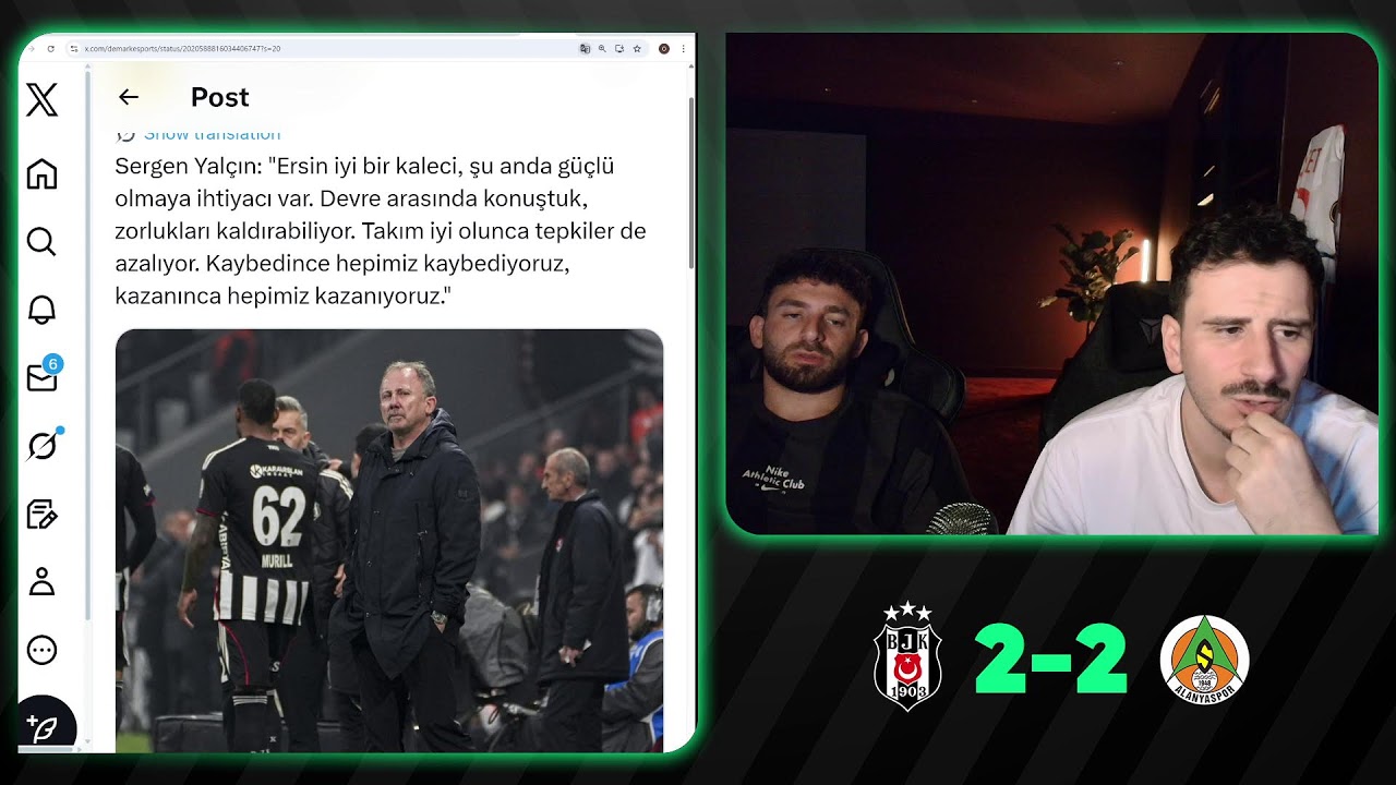 BEŞİKTAŞ - ALANYA MAÇ SONU | Oğuzhan Özyakup & Metecan Kanbur