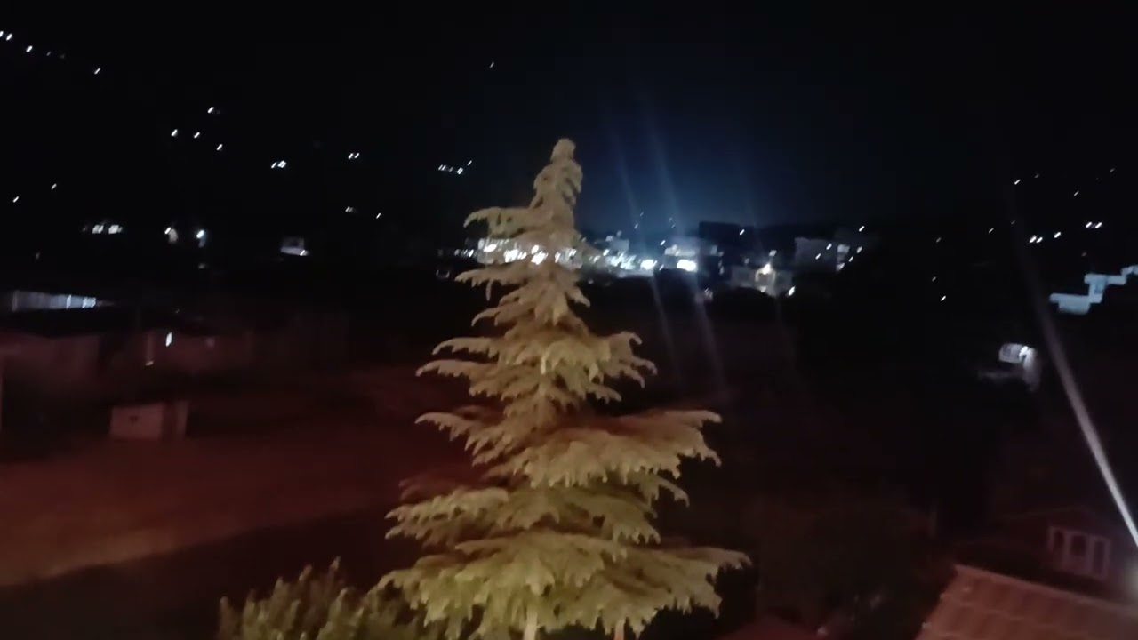 Manali View At Night From Hotel Window😍 |