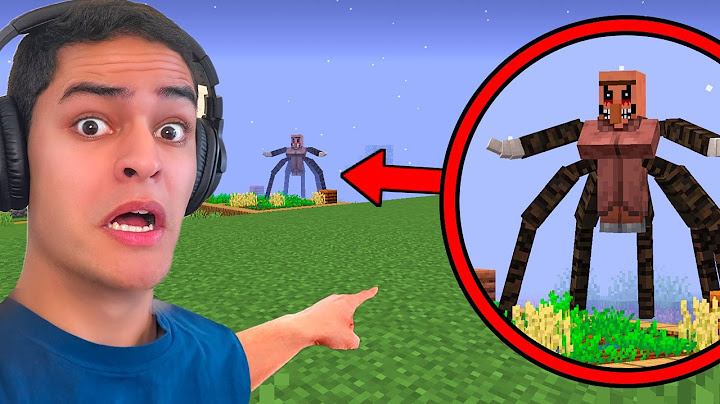 Entrei Na Seed do VILLAGER ARANHA e isso apareceu...