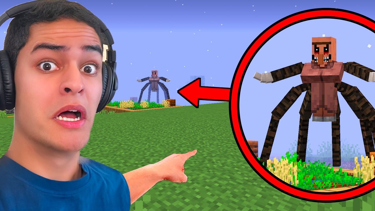 Entrei Na Seed do VILLAGER ARANHA e isso apareceu...