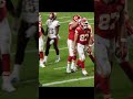 Mahomes makes eye contact with Travis: 'third and long, GO Trav' #nfl #traviskelce