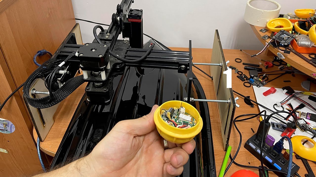 Установка Эхолота AMAZIN в карповый кораблик Мини2 Май 2023 - YouTube