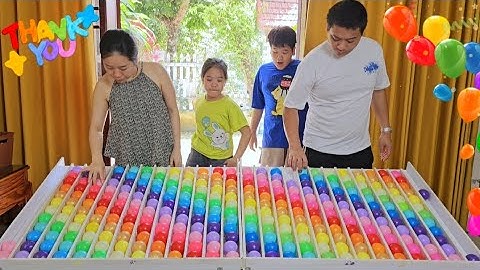 Family Game |Sort the balls challenge solve the puzzle smartly and quickly ☆ level 06